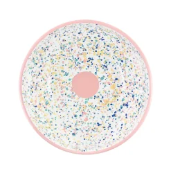 Clearance Pink Dot Enamel Large Salad Bowl, 32cm Tableware Brands|Crockery & Dinnerware