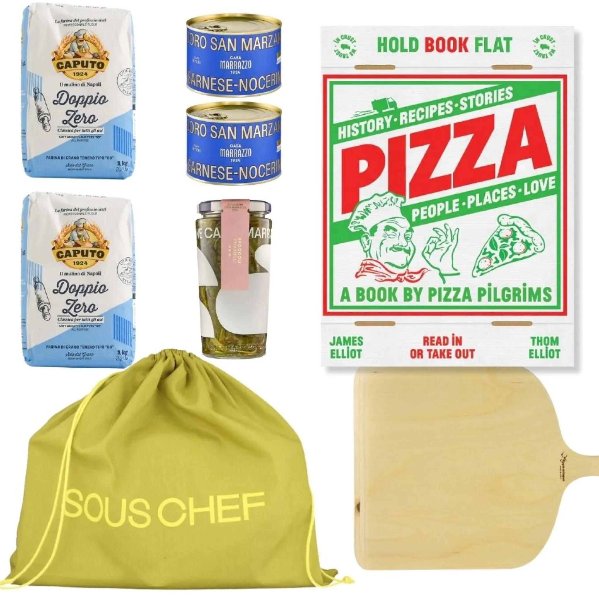 New Pizza Pilgrims Cookbook and Ingredients Set Ingredients Brands|Italian Ingredients
