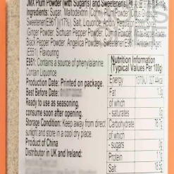 Clearance Plum Powder, 110g Ingredients Brands|Chinese Ingredients