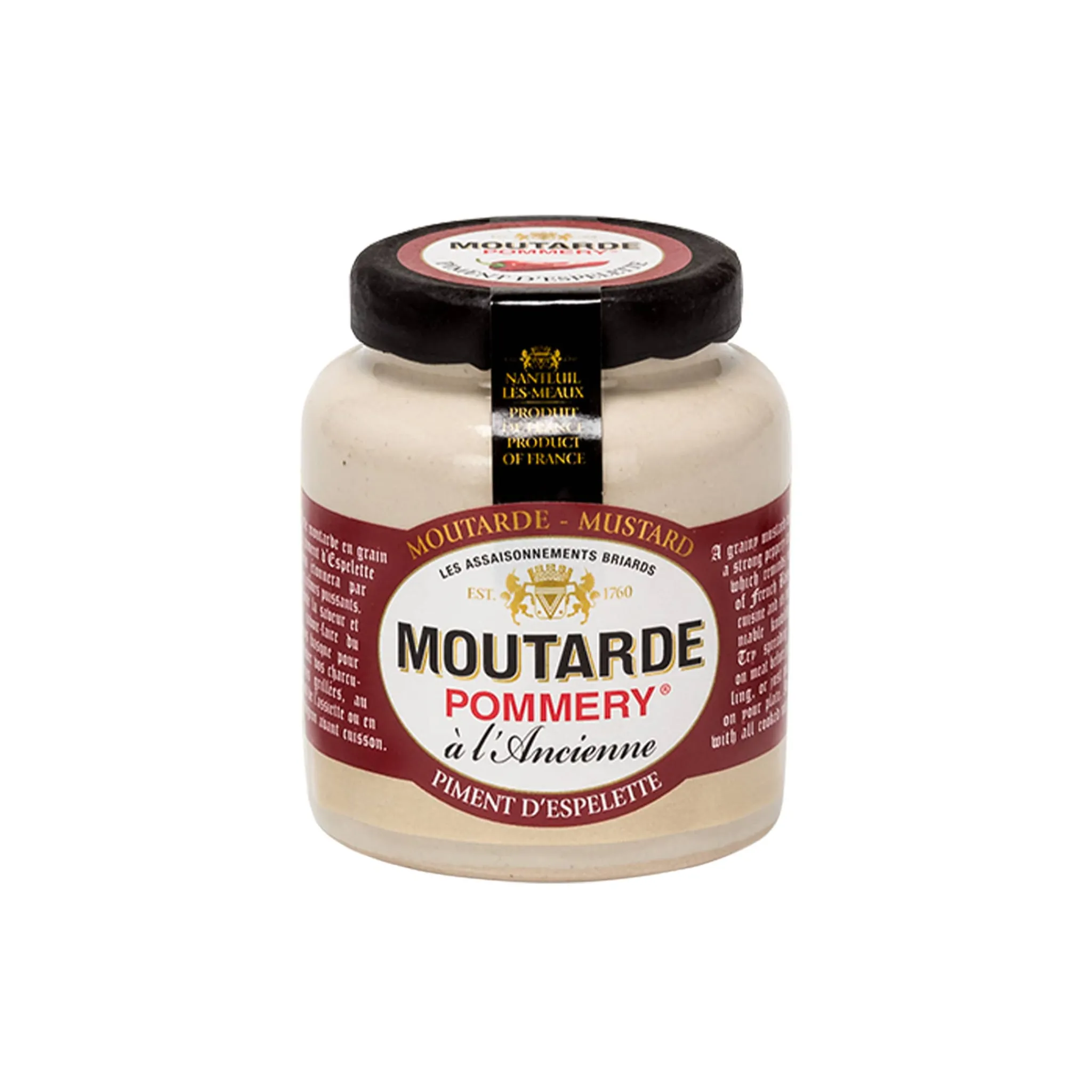 New Espelette Pepper Mustard, 100g Ingredients Brands|French Ingredients