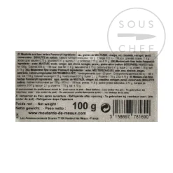 Best Herb Mustard - Chives, Parsley & Tarragon 100g Ingredients Brands|French Ingredients