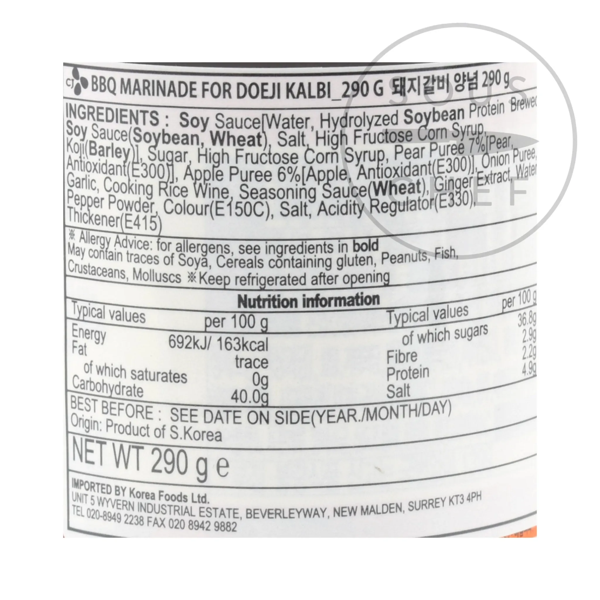 Discount Pork Kalbi Marinade, 290g Ingredients Brands|Korean Ingredients