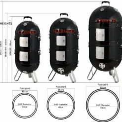 Discount Excel 20 Elite BBQ Smoker American Ingredients|Food Smokers