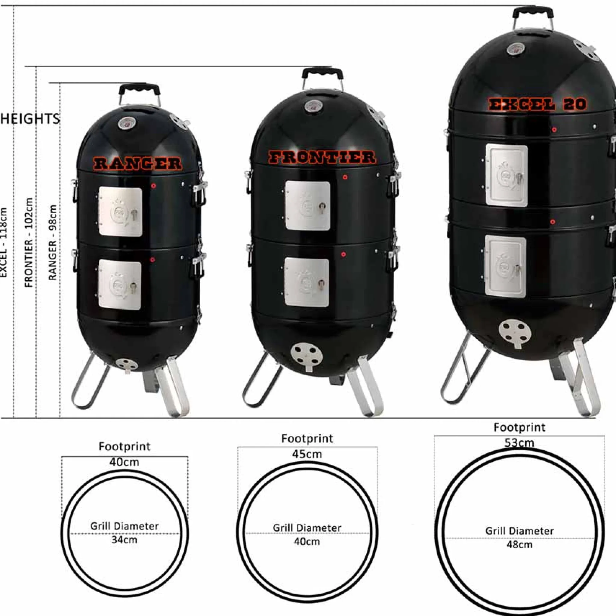Discount Frontier Elite 3in1 BBQ Smoker American Ingredients|Bbq & Smoking