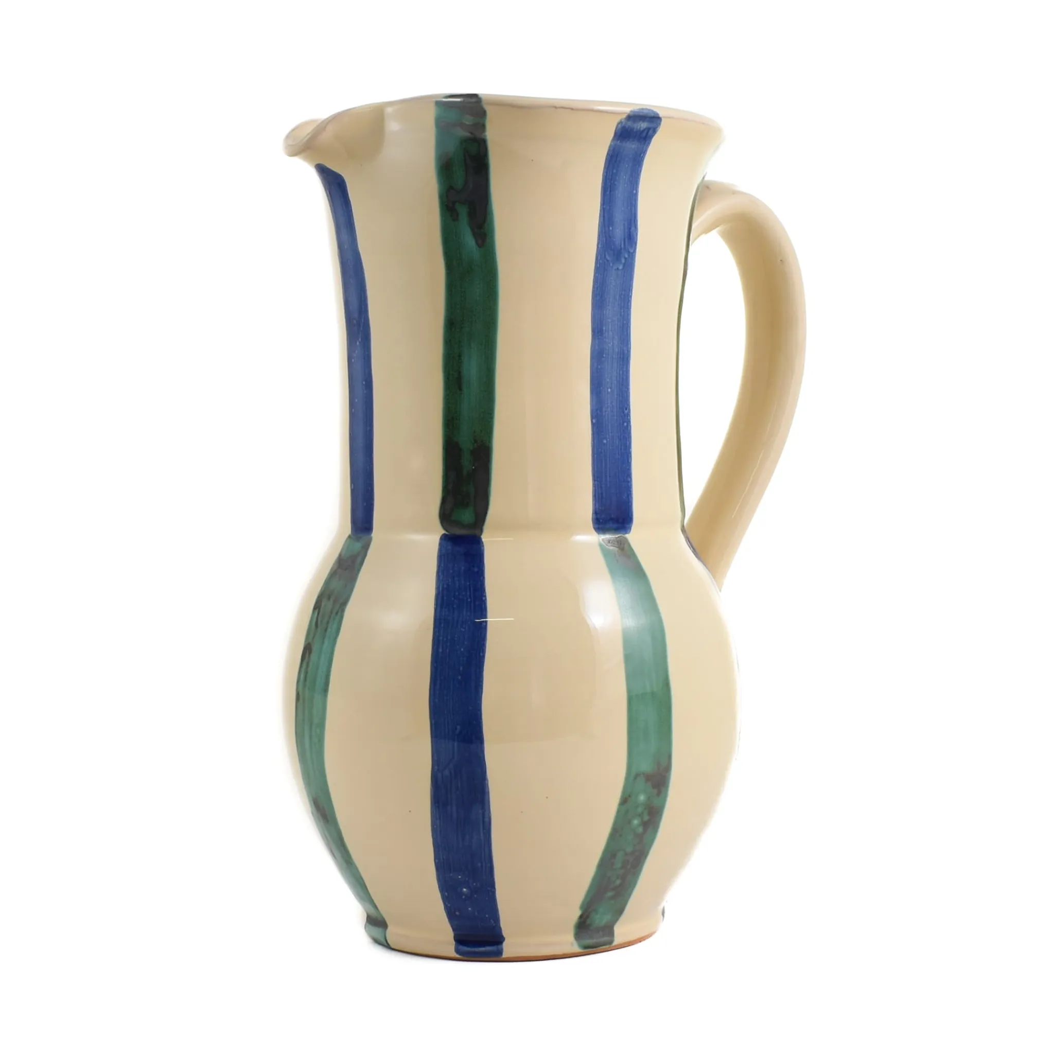 Best Puglia Aquamarine and Blue Stripe Pitcher Jugs & Bottles|Tableware Brands