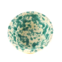 Clearance Puglia Aquamarine Splatter Bowl, 12cm Italian Ingredients|Crockery & Dinnerware