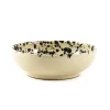 Sale Puglia Black Splatter Bowl, 19cm Italian Ingredients|Crockery & Dinnerware