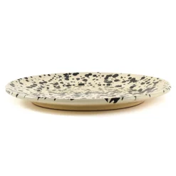 Sale Puglia Black Splatter Dinner Plate, 27cm Italian Ingredients|Plates