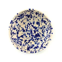 Outlet Puglia Blue Splatter Bowl, 19cm Italian Ingredients|Crockery & Dinnerware