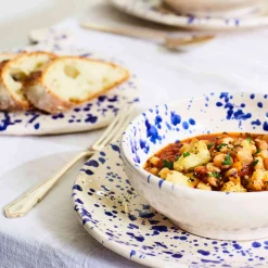Clearance Puglia Blue Splatter Bowl, 12cm Tableware Brands|Italian Ingredients