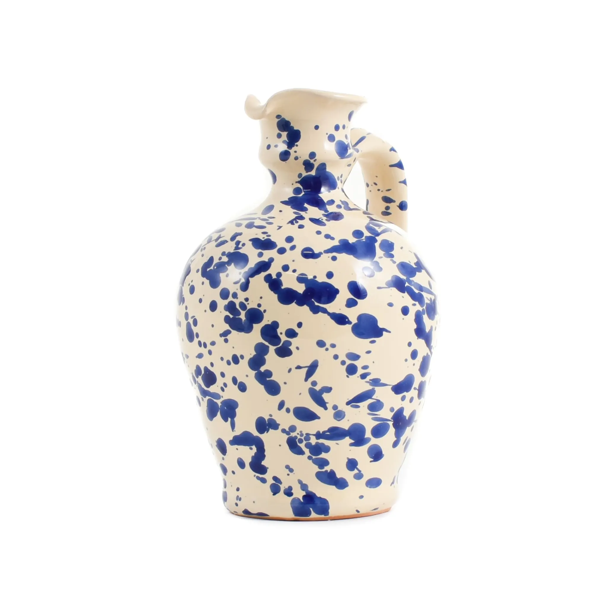 Hot Puglia Blue Splatter Oil Bottle, 250ml Jugs & Bottles|Tableware Brands