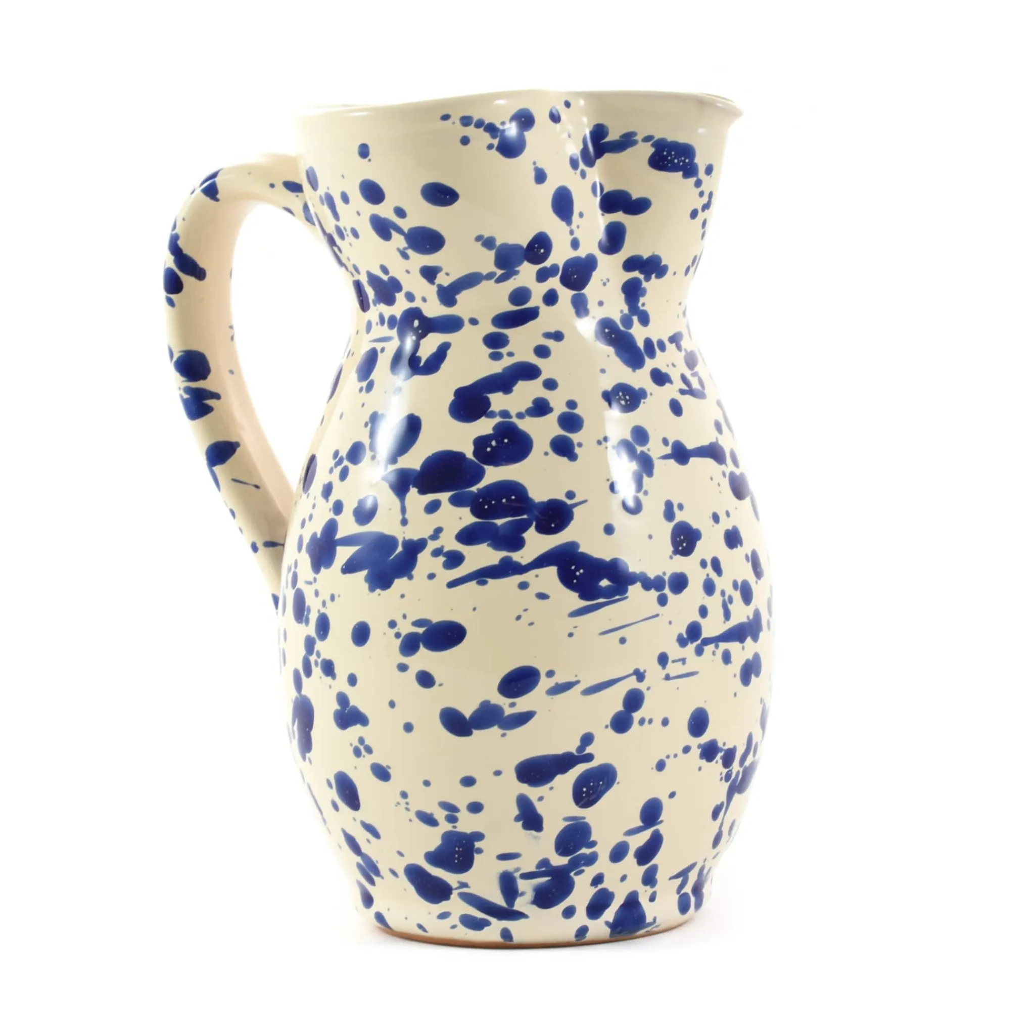 Online Puglia Blue Splatter Pitcher Italian Ingredients|Tableware Brands