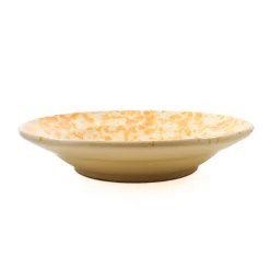 Outlet Puglia Dark Yellow Splatter Pasta Bowl, 29cm Italian Ingredients|Crockery & Dinnerware