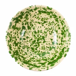 Best Puglia Green Splatter Large Salad Bowl, 28cm Tableware Brands|Crockery & Dinnerware