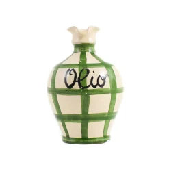 Sale Puglia Green Stripe Oil Bottle, 250ml Jugs & Bottles|Tableware Brands
