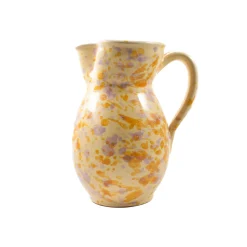 Hot Puglia Lilac and Yellow Splatter Pitcher Jugs & Bottles|Tableware Brands