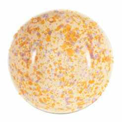 New Puglia Lilac and Yellow Splatter Large Salad Bowl, 28cm Tableware Brands|Crockery & Dinnerware