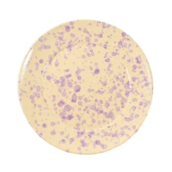 Hot Puglia Lilac Splatter Dinner Plate, 27cm Plates|Crockery & Dinnerware