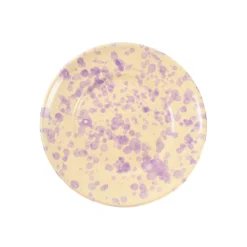 Clearance Puglia Lilac Splatter Side Plate, 19cm Plates|Crockery & Dinnerware