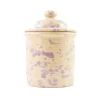 Outlet Puglia Lilac Splatter Storage Jar, 15cm Tableware Brands