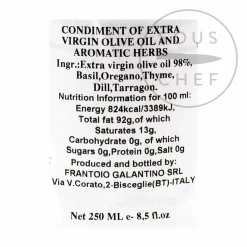 Clearance Puglian Olive Oil with Mixed Herbs in Terracotta Bottle, 250ml Ingredients Brands|Italian Ingredients