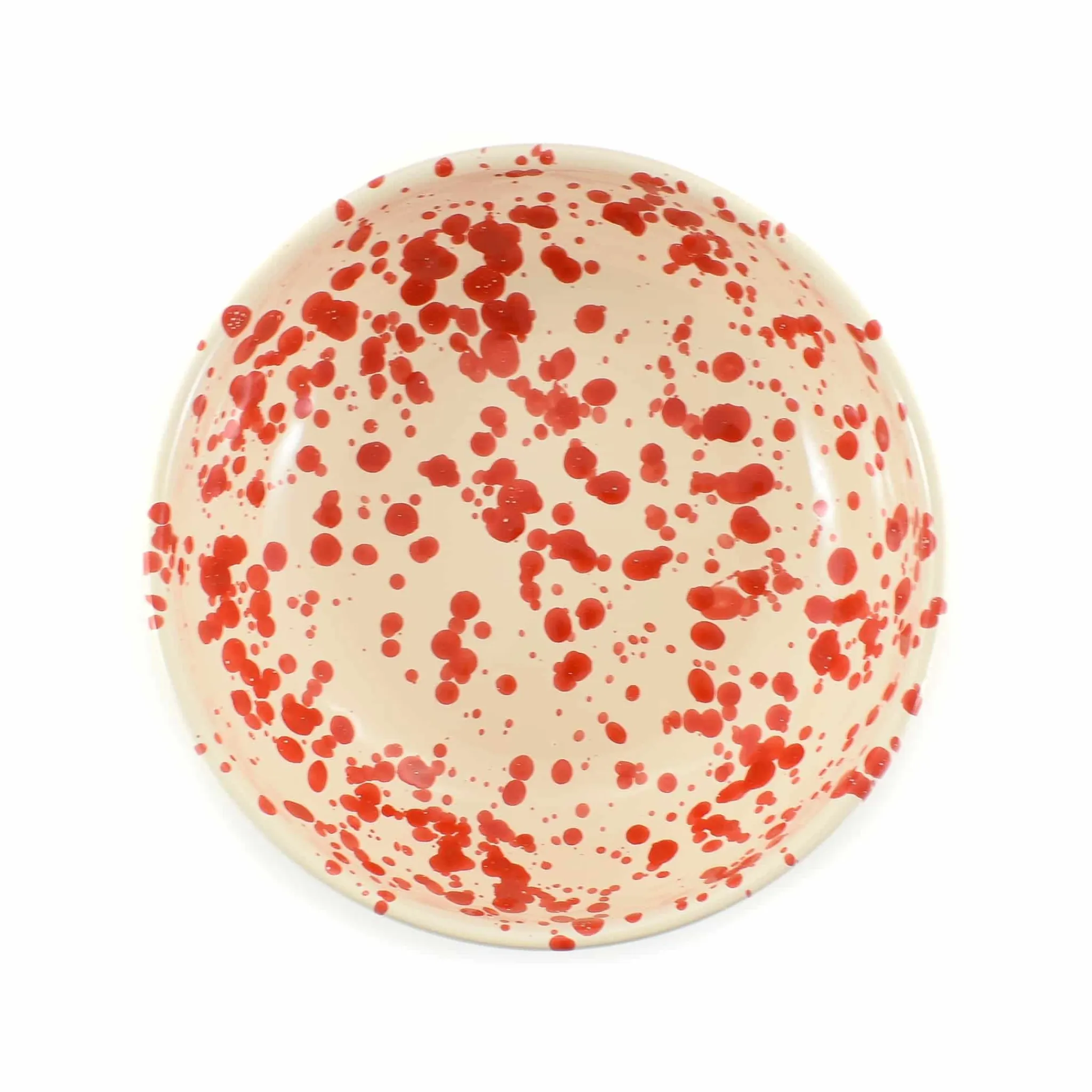 Best Puglia Red Splatter Bowl, 19cm Italian Ingredients|Bowls