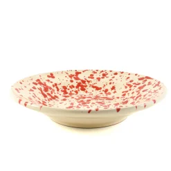 Online Puglia Red Splatter Pasta Bowl, 29cm Italian Ingredients|Crockery & Dinnerware