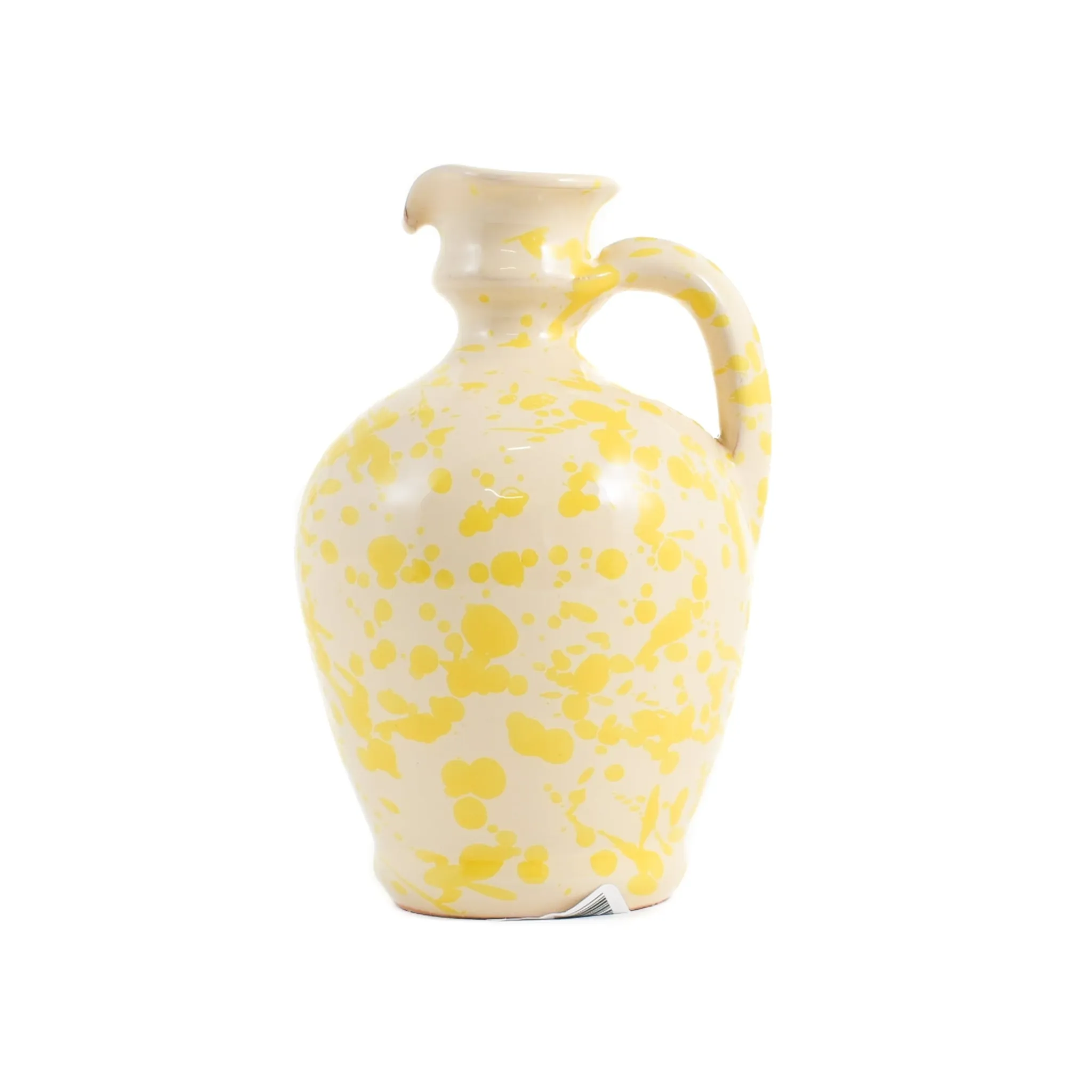 Outlet Puglia Yellow Splatter Oil Bottle, 250ml Jugs & Bottles|Tableware Brands