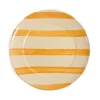 Puglia Yellow Stripe Dinner Plate, 27cm Plates|Crockery & Dinnerware