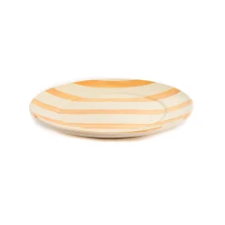 Puglia Yellow Stripe Dinner Plate, 27cm Plates|Crockery & Dinnerware