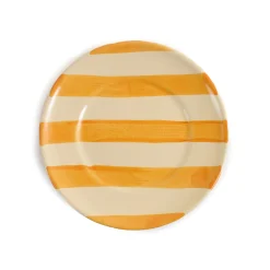 Clearance Puglia Yellow Stripe Side Plate, 19cm Plates|Crockery & Dinnerware