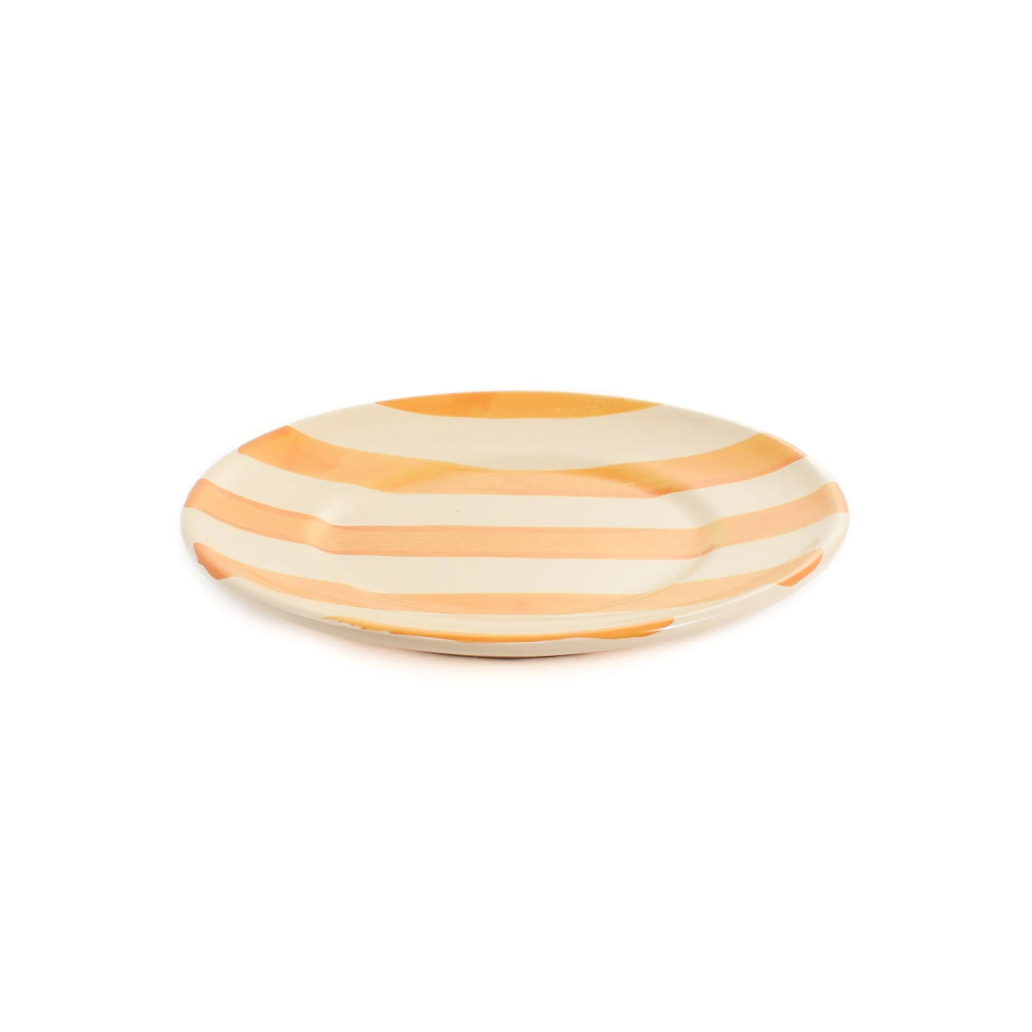 Clearance Puglia Yellow Stripe Side Plate, 19cm Plates|Crockery & Dinnerware