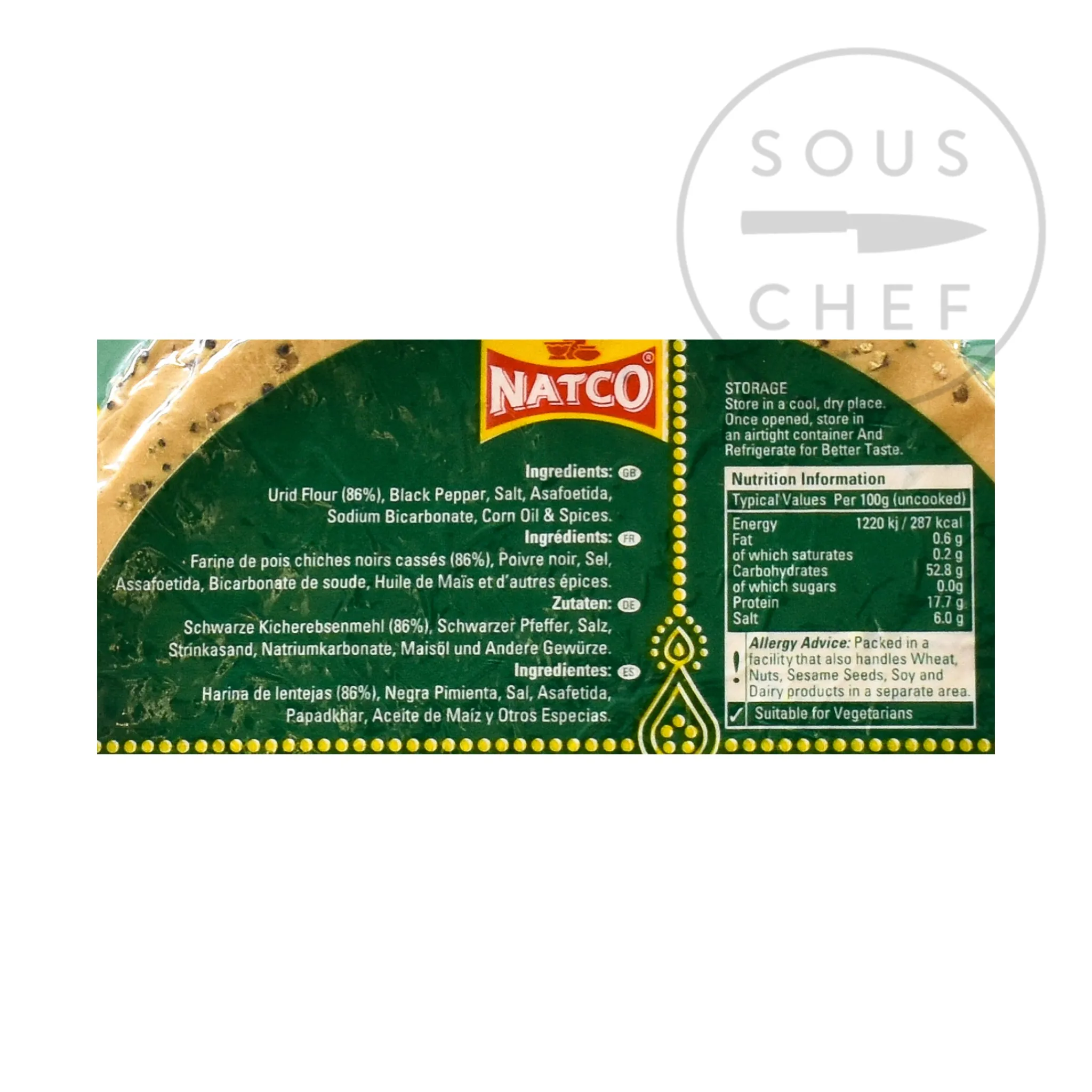 Sale Punjabi Poppadoms, 200g Indian Ingredients|Snacks