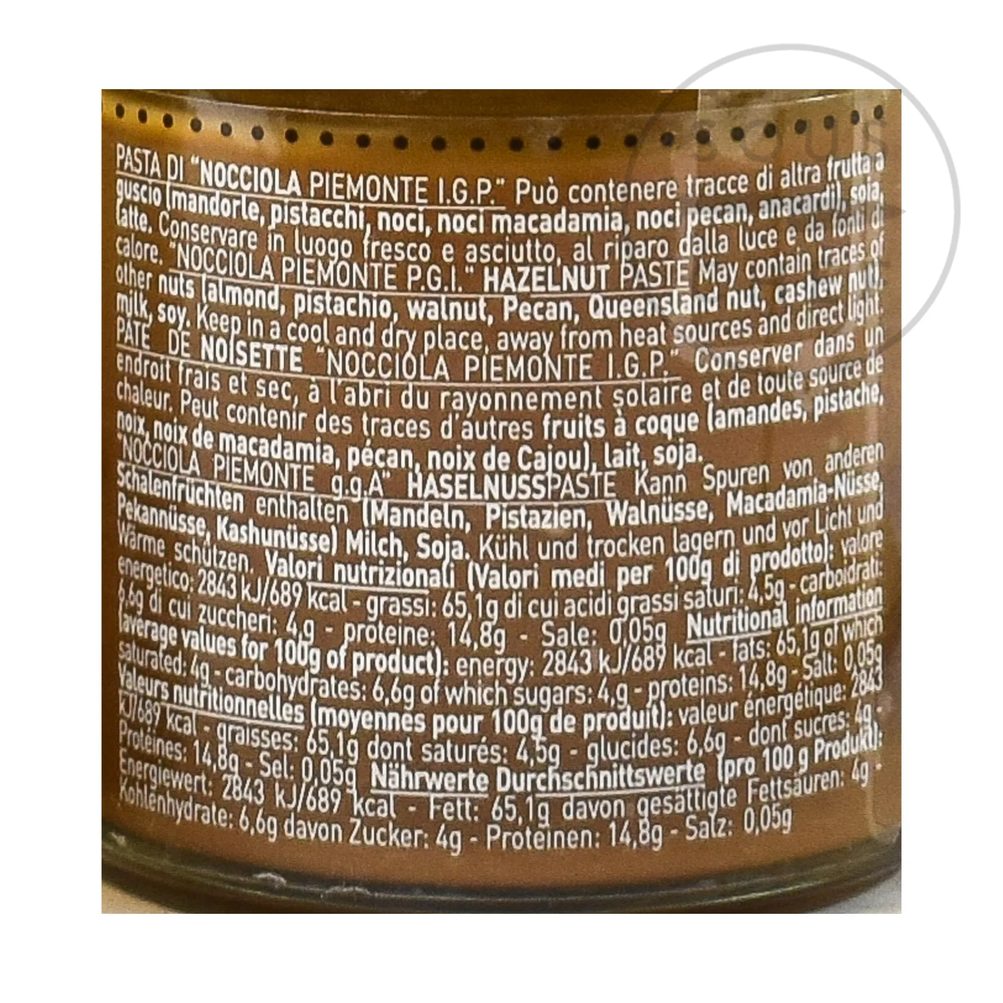 Hot Pure Piemonte Hazelnut Paste, 180g Italian Ingredients|Baking Ingredients