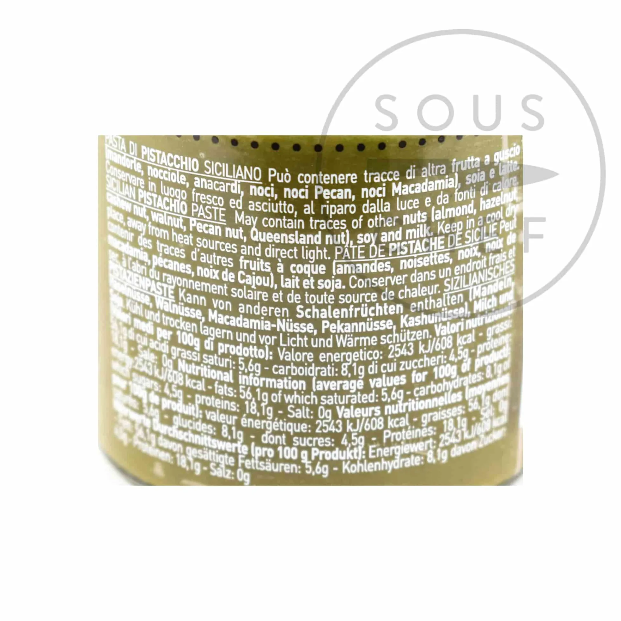 Best Pure Sicilian Pistachio Paste, 180g Italian Ingredients|Baking Ingredients
