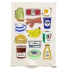 Breakfast Organic Cotton Tea Towel Kitchen Textiles & Clothing