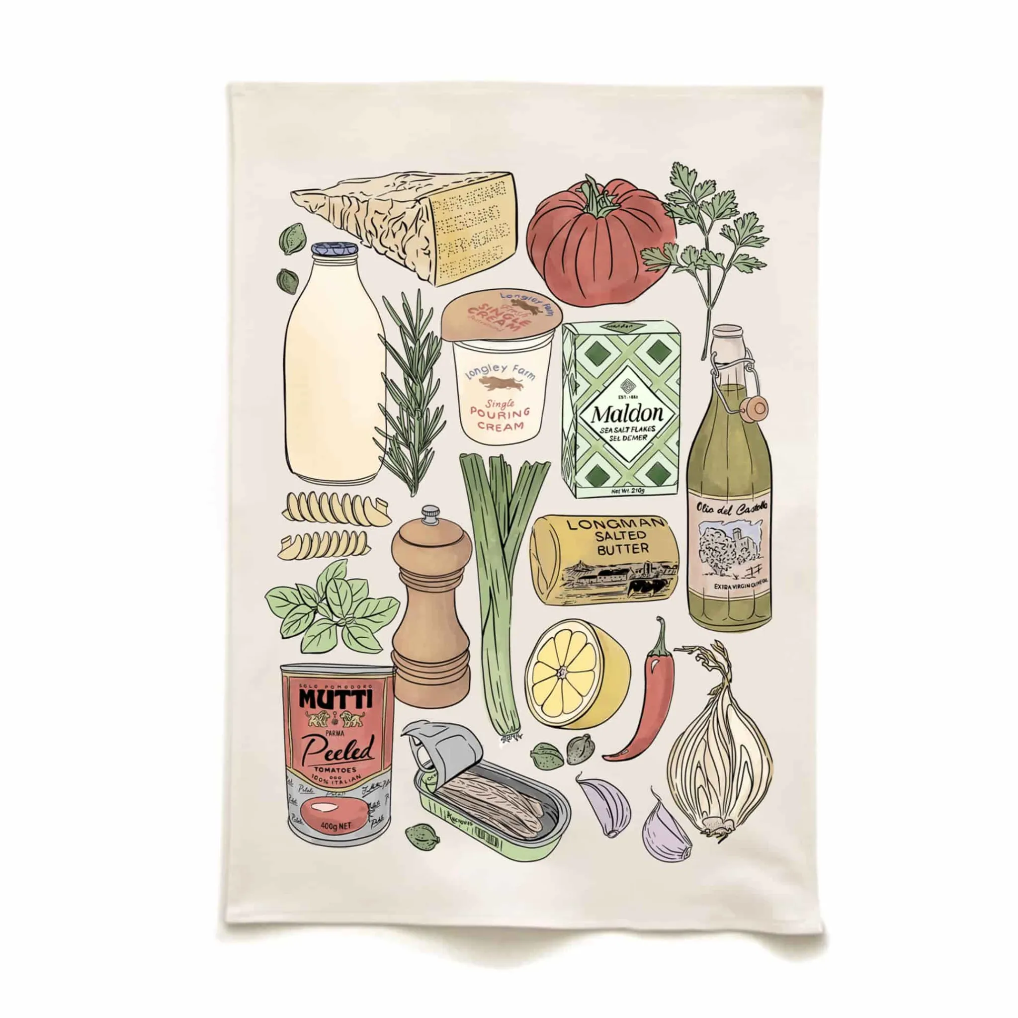 New Cooking Essentials Organic Cotton Tea Towel Kitchen Textiles & Clothing