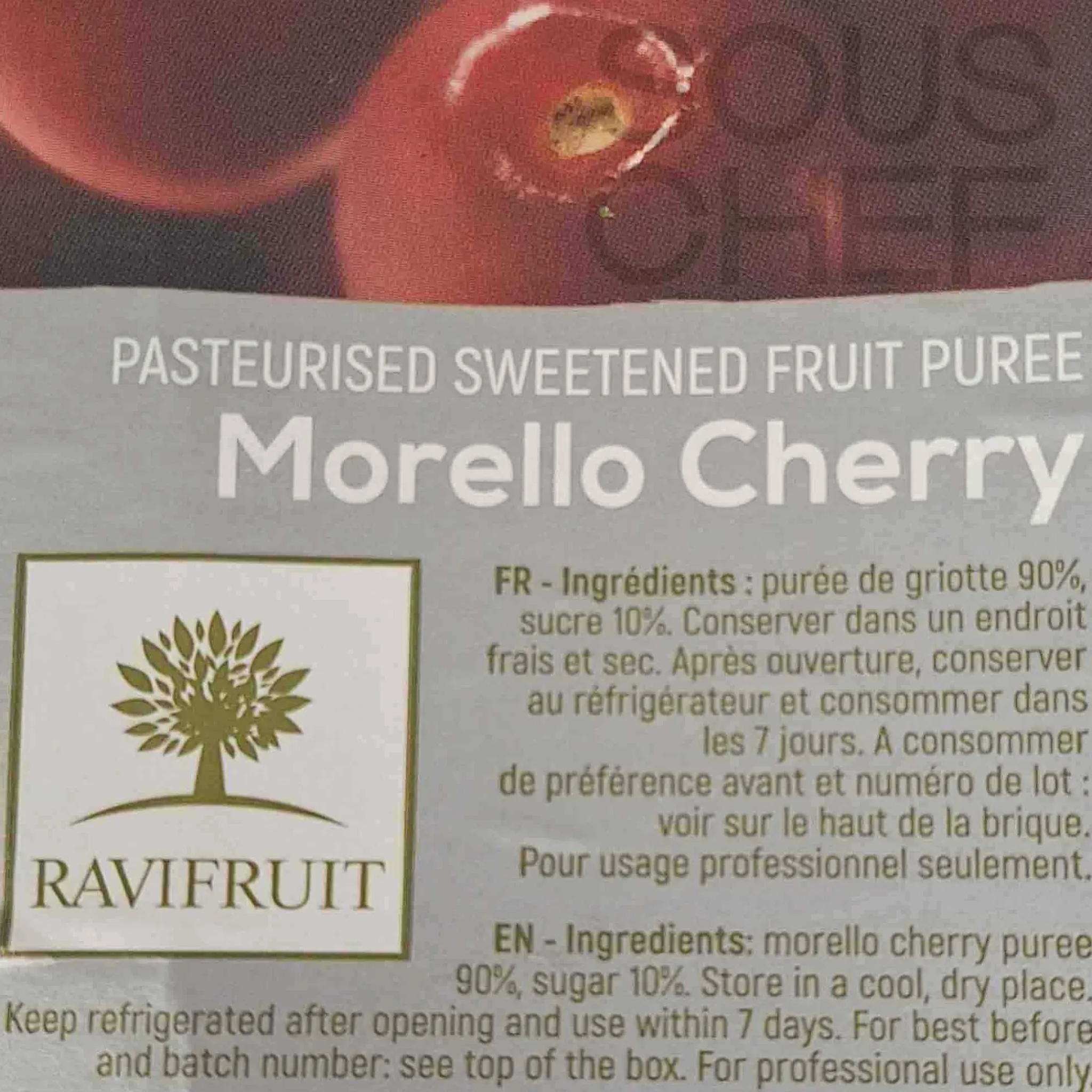 Sale Morello Cherry Puree, 1 Litre Ingredients Brands|Drinks