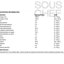 Outlet Pina Colada Puree, 1 Litre Ingredients Brands|Drinks