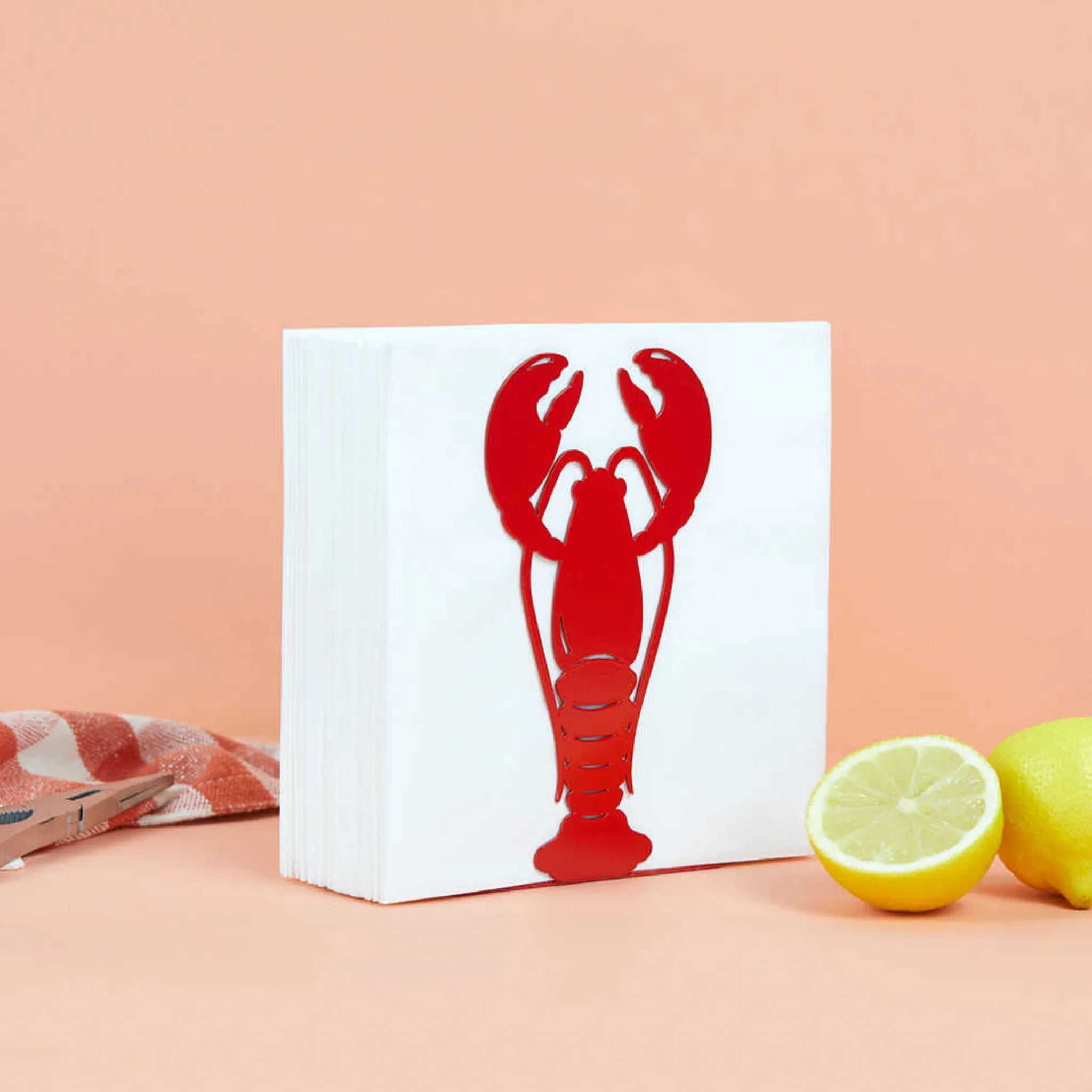Outlet Red Lobster Metal Napkin Holder Tableware Brands