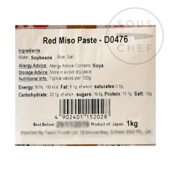 Best Red Miso Paste, 1kg Ingredients Brands|Japanese Ingredients