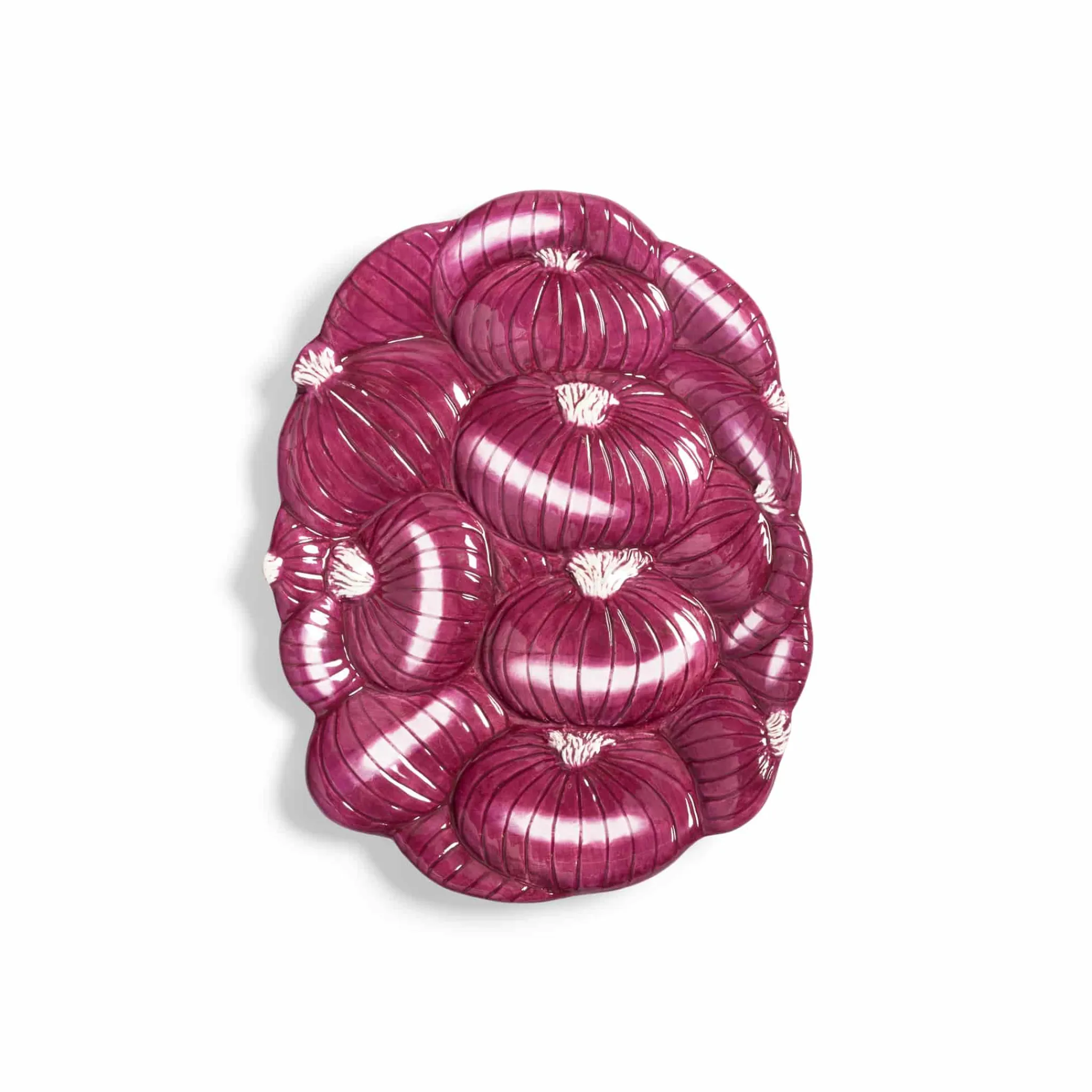 New Red Onion Ceramic Platter, 23.5cm Tableware Brands