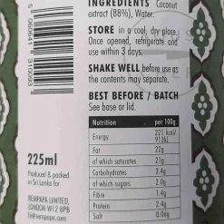 Sale Coconut Cream, 225ml Southeast Asian Ingredients|Drinks
