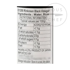 New Black Vinegar, 360ml Japanese Ingredients|Oil, Vinegar & Dressings
