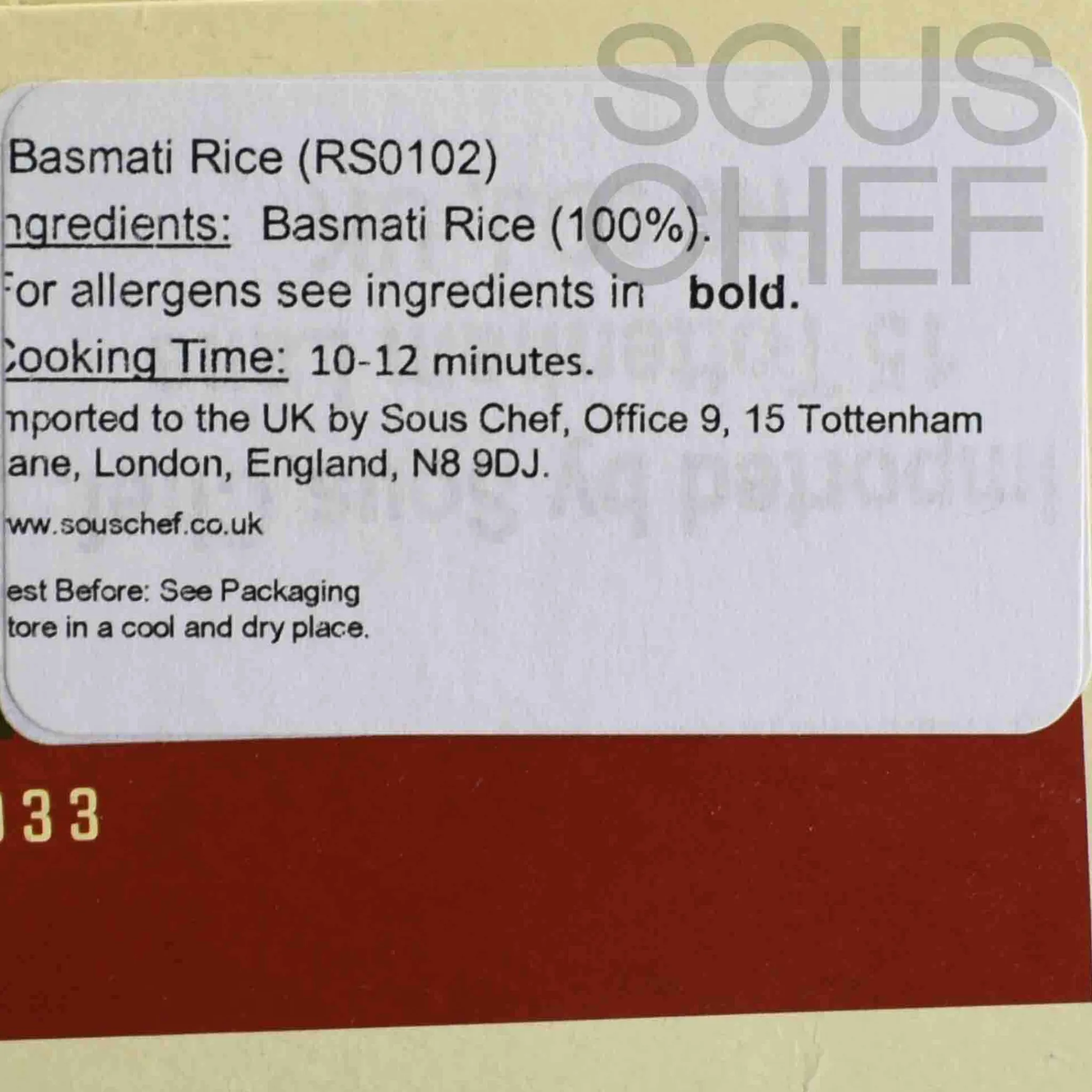 Best Basmati Rice, 1kg Ingredients Brands|Pasta, Rice & Beans