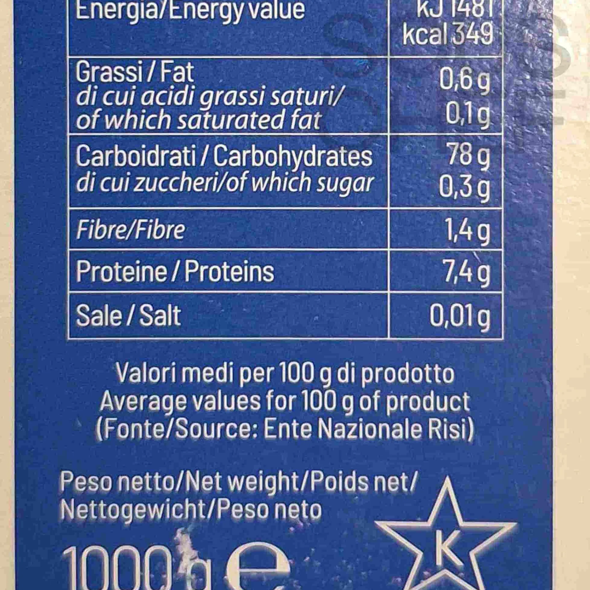 Hot Carnaroli Rice, 1kg Pasta, Rice & Beans|Ingredients Brands
