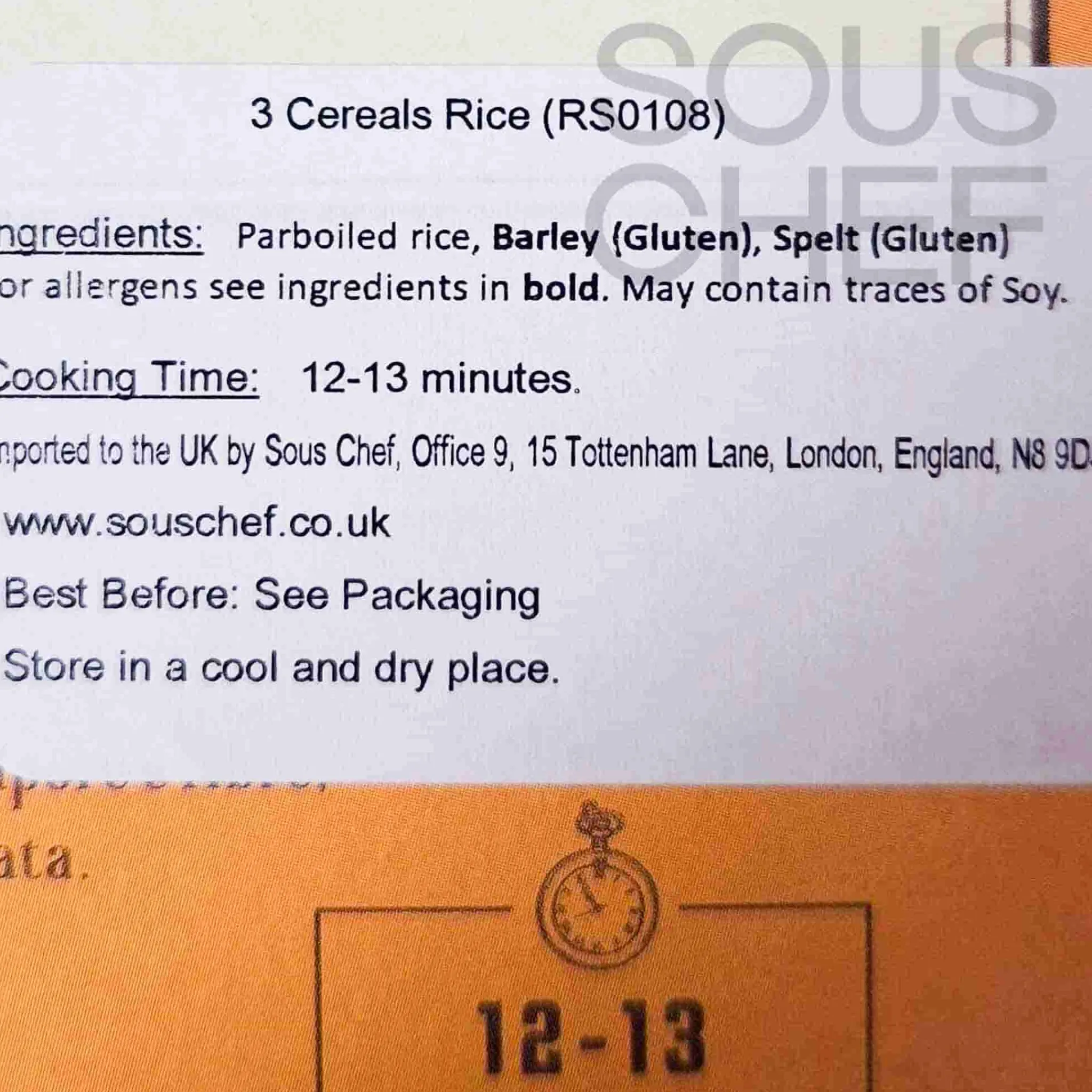 Discount 3 Cereals Rice, 850g Ingredients Brands|Pasta, Rice & Beans