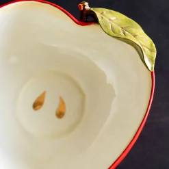 Best Apple Bowl with Gold Detail, 19.5x21cm Crockery & Dinnerware|Bowls