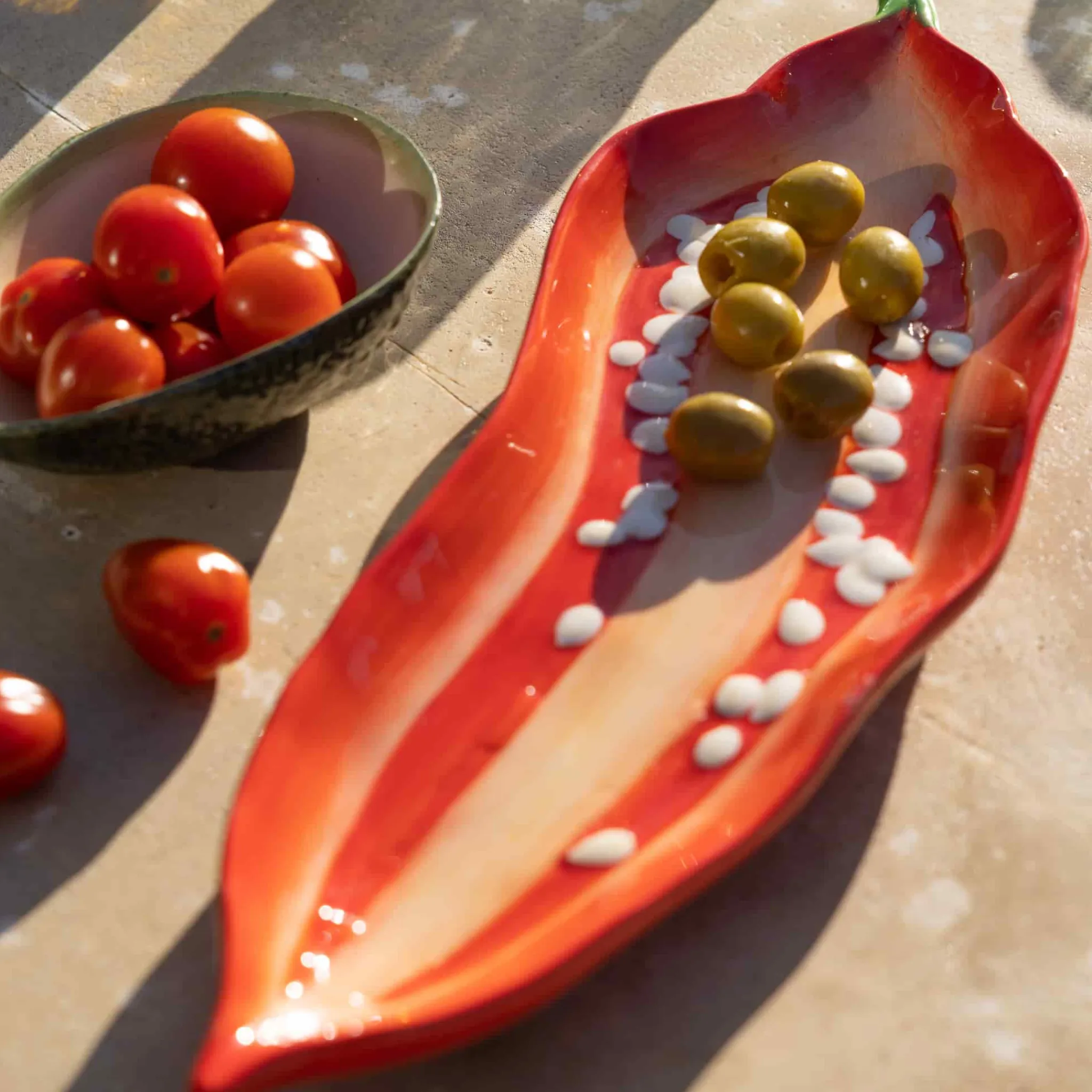 Online Chilli Pepper Serving Platter, 34cm Tableware Brands
