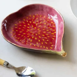 Clearance Fig Bowl with Gold Detail, 16x19cm Tableware Brands|Bowls